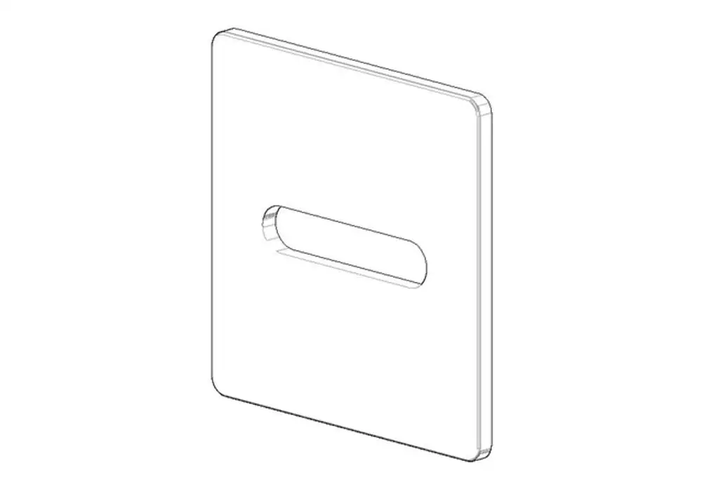 DORNBRACHT Abdeckung ERSATZTEILE 081102555 62 x 62 x 3 mm Champagne (22kt Gold), 081102555-47 Galeriebild 1